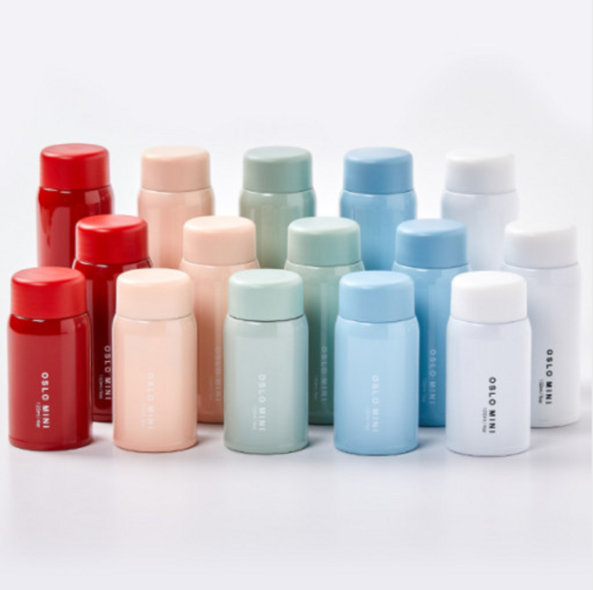 오슬로 미니 텀블러 120ml 150ml 200ml 보온보냉 텀블러, 핑크