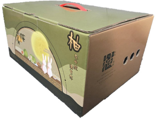 公版5斤文旦柚手提式彩色禮盒(6入裝)-中秋送禮/節慶伴手禮, 1個, 玉兔版(含手把組)=1個