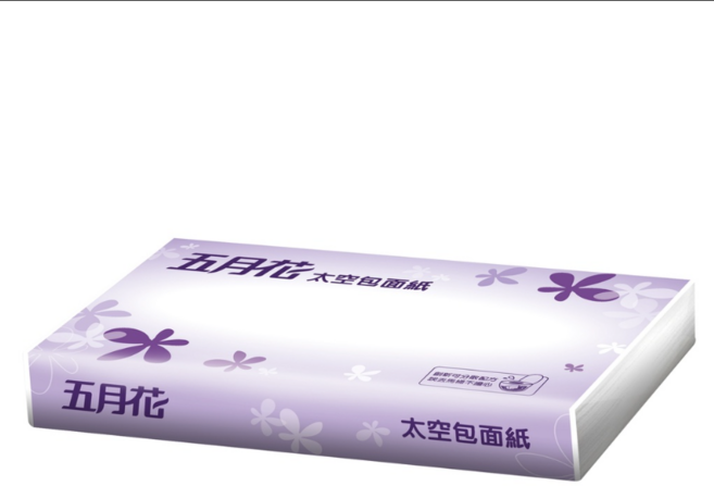 五月花 太空包面紙, 1箱, 96個裝