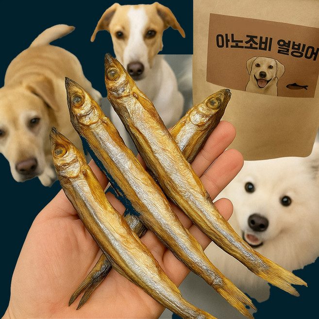 아노조비 바다의보석 대용량 강아지간식 1EA, 260g, 1개, 열빙어