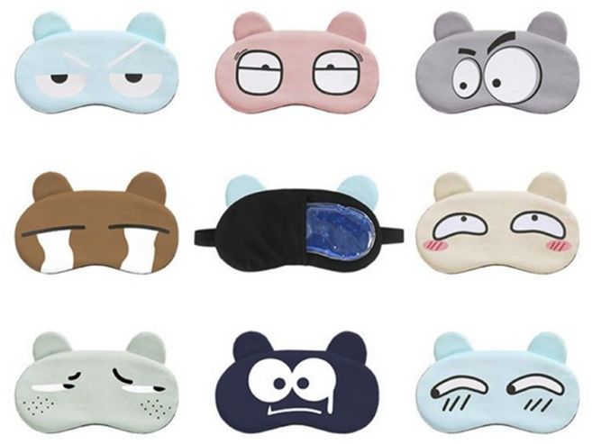 눈 찜질 안대 팩 온열 냉 수면안대 찜질기, 1세트, 1개입