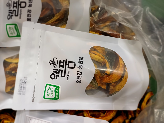 유기농 단호박말랭이 달콤쫀득 자연건조 프리미엄 호박스낵 100g, 2개