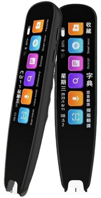 YOGEMDI 翻譯筆 掃描筆 60國語言 繁體掃譯筆, S6 pro黑色（離線版）