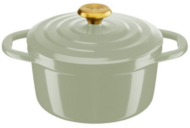 테팔 인덕션 세라믹 에어 주물 양수 냄비, 1개, 페어그린콤비, 20cm