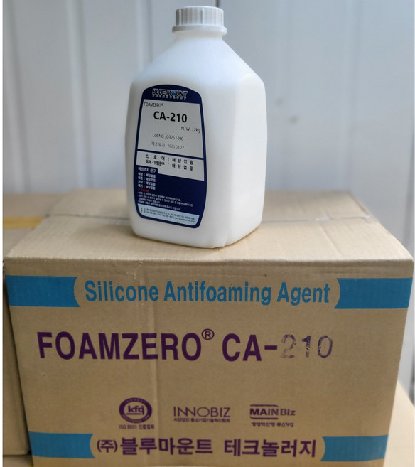실리콘소포제(15%) / (2kg x 6개)/ / 오폐수 화학폐수거품처리 /, 1세트, 유백색제품