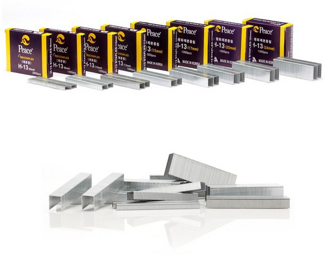 화신10mmX13mm 스테플러심 1000pcs 100매용, 단품