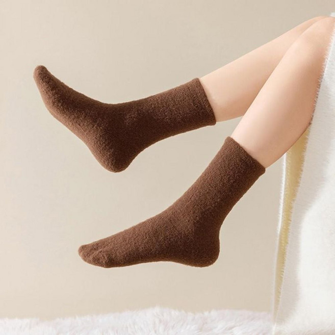 쌍문상회 지금 필요한 겨울 보온 앙고라 무압박수면양말 양말 기본형수면양말 데일리 따뜻한 무압박 편안한 여자수면양말 무지 부드러운 방한 수면 겨울양말 여성중목양말 31872EA