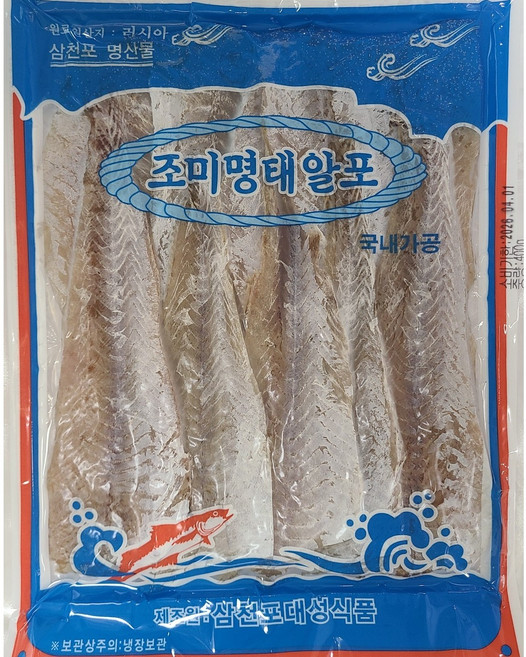 삼천포/명태알포/삼천포 가공 명태알포/ 국내가공명태알포400g(국내가공), 1개