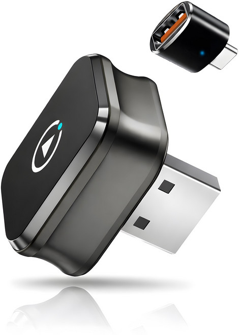 無線CarPlay轉接盒 支援CarPlay/Android Auto USB/Type-C雙介面, 黑色, XPRO-M4CP