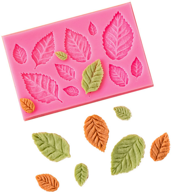 나뭇잎 다구 몰드 [12구], one color