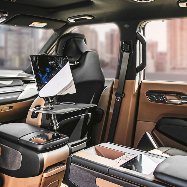 ARKON 아콘 TLWRAT123 차량용 컵홀더 테이블 트레이 태블릿 거치대 자동차 뒷좌석 선반 아이패드 갤럭시탭 타블릿거치대, 1개