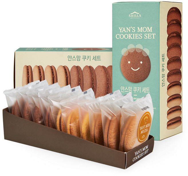 신라명과 얀스맘 쿠키 세트, 650g, 1개