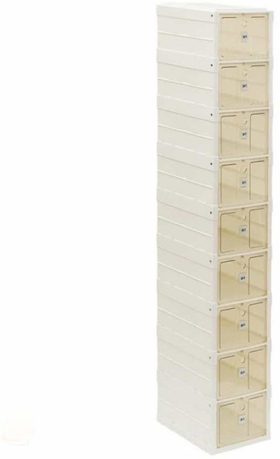 ASSHOP 접이식 신발정리함 9단 화이트 신발수납