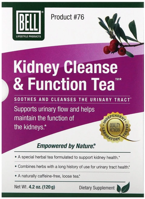 Bell Lifestyle Kidney Cleanse Function Tea 120g(4.2온스), 1개, 120g - 쿠팡