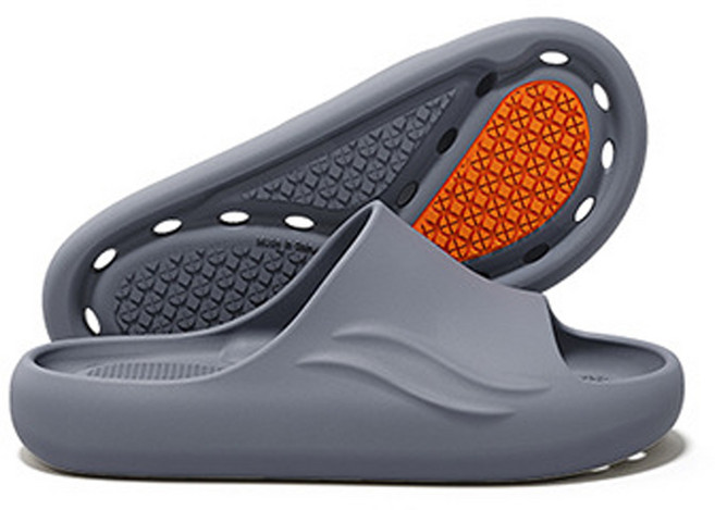 BY컬렉션 욕실화 미끄럼방지 가벼운 빠른건조 물때안생김 EVA, 1개, 그레이