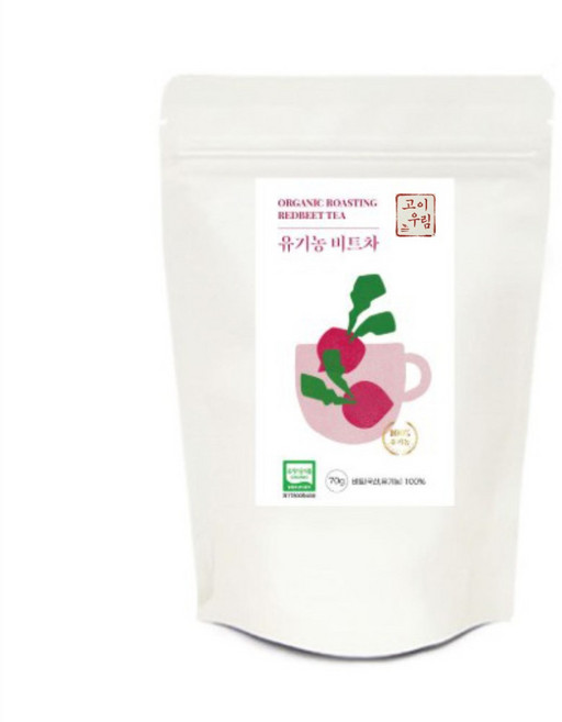 비트효능 레드 유기농 말린 비트차 효능 먹는법 경상남도 함양 제조, 1개, 60개입, 70g