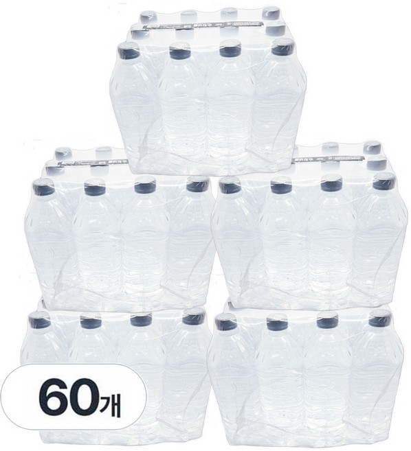 순창샘물 무라벨, 60개, 1L