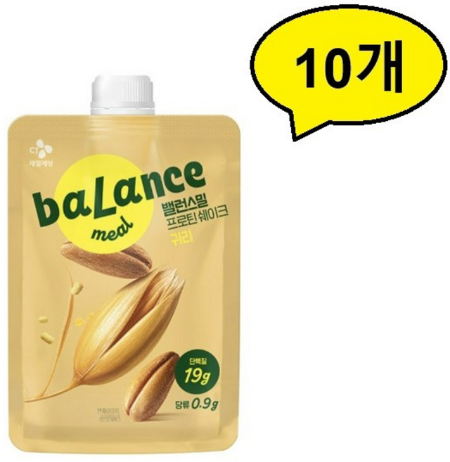 밸런스밀 프로틴쉐이크 귀리 45g x 10개