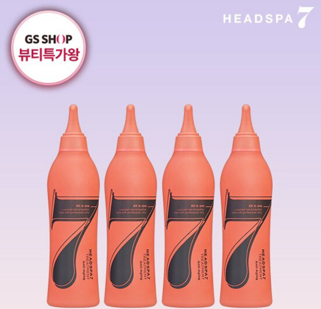 헤드스파7 안티에이징 헤어트리트먼트, 310ml, 4개