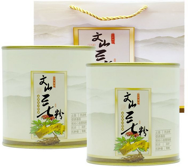 정품 운남 삼칠근 분말 전칠삼 가루 500g 무첨가 한방재료, 250g, 2개