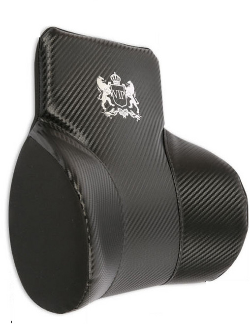 VIP 카본 메모리폼 목쿠션 버킷형, 1개, 블랙