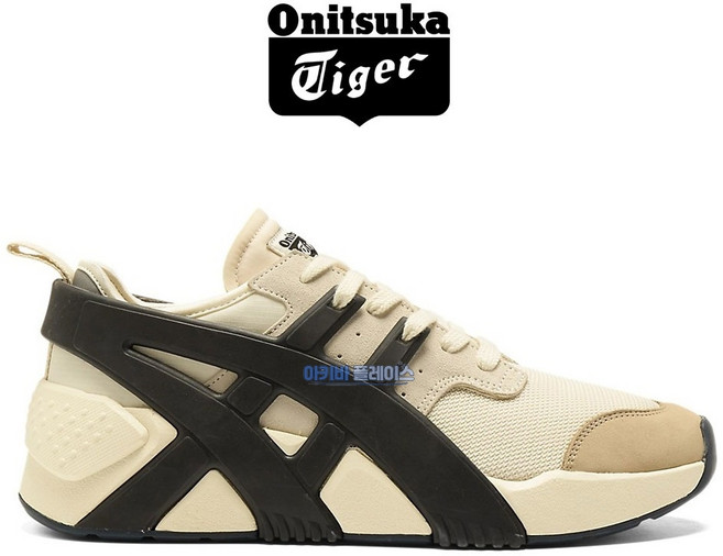 오니츠카타이거 빅 로고 트레이너 2.0 남녀 공용 스니커즈 운동화 버치 블랙 1183A795.200