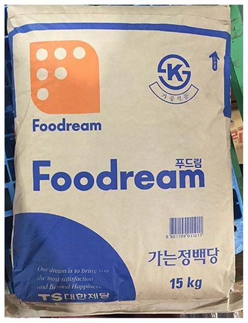 업소용 흰설탕 정백당 15KG 백설탕 포대 하얀설탕