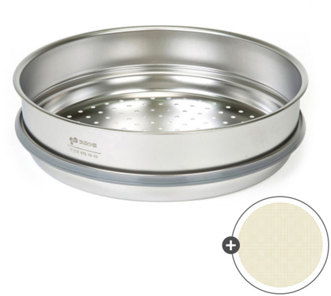 키친아트 국산 무연마제 스텐304 찜기 찜판 스티머 실리콘찜시트 세트, 1개, 20cm