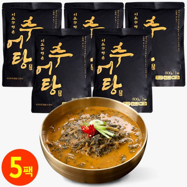 이도수향촌 추어탕 800gX 5팩, 5개, 800g