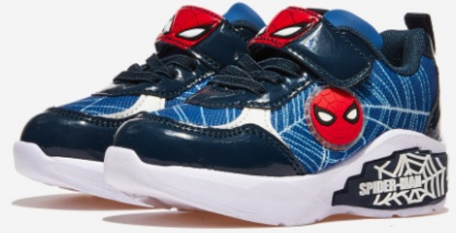 [ABC마트 신구로NC점] 에이비씨 셀렉트/라이트닝 스니커즈_K7134 MARVEL_SPIDER-MAN NAVY_키즈용
