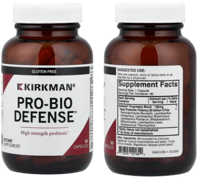 Kirkman Labs 프로 바이오 디펜스 200억 CFU, 1개, 90정 - 쿠팡