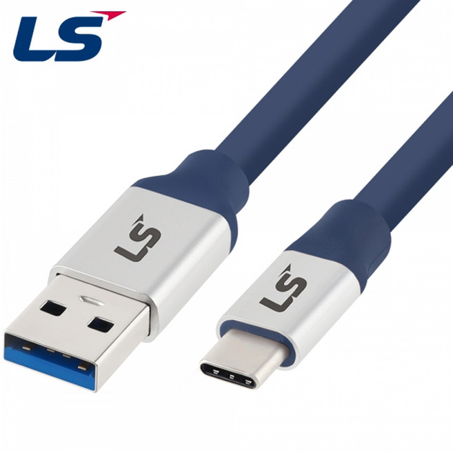 LS전선 USB 3.0 A to C 케이블 1m LS-UBC-30H, 블루, 1개