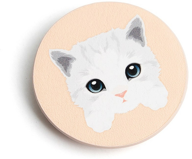 무에뜨 소가죽 냥이 스마트톡, 핑크, 1개