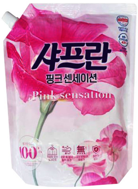 엘지생활건강 사프란 리필 2.6L 핑크, 1개