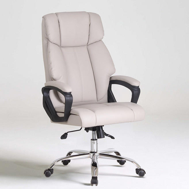 벨루스 게이밍 컴퓨터 침대형 사무용 리클라이너 중역 사무실 의자, 베이지(사무용)