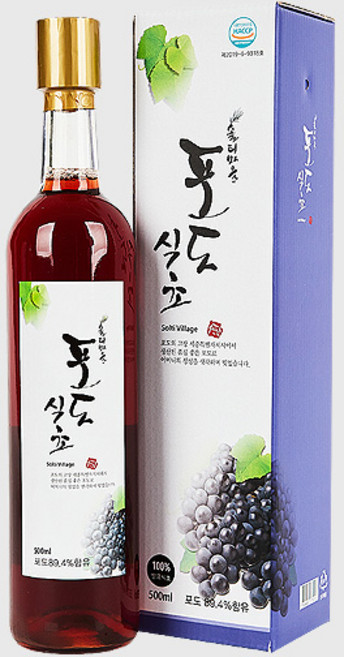 솔티마을 천연 발효 포도식초, 500ml, 1개