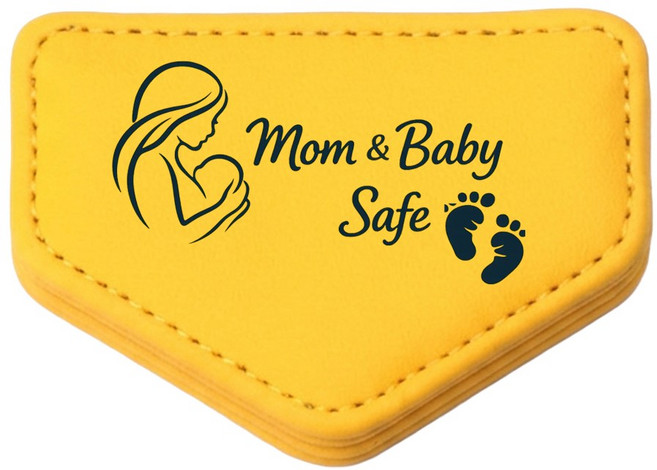 좋은티샵 [1 + 1] 파인티샵 안전벨트 고정 클립 스토퍼 임산부 차량용 자석, 1세트, 옐로우