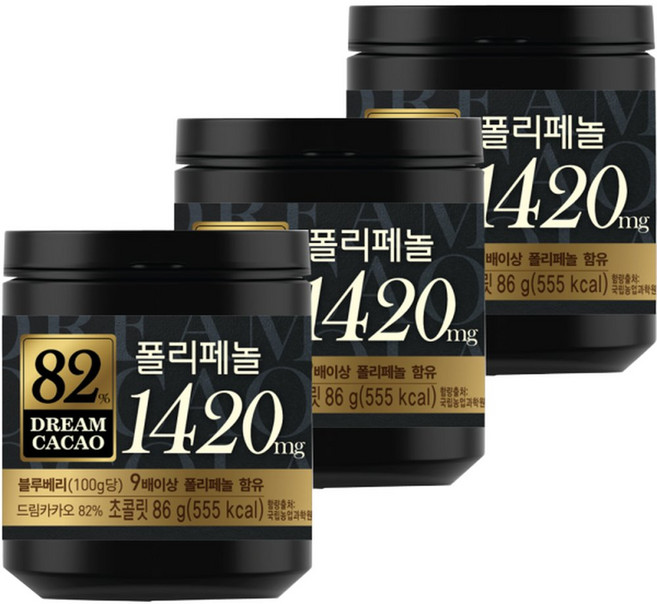 롯데 드림카카오 82% 86g x 3개
