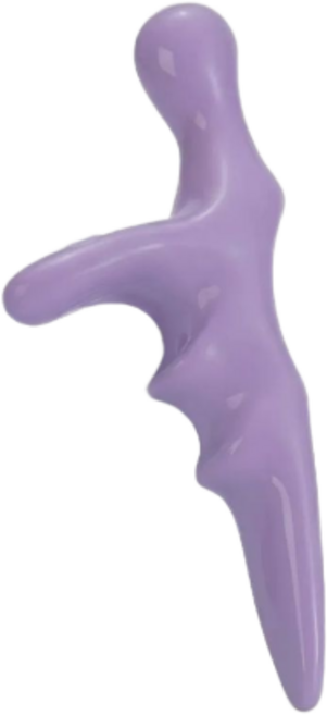 전신 괄사 지압 마사지기, 연보라, 1개