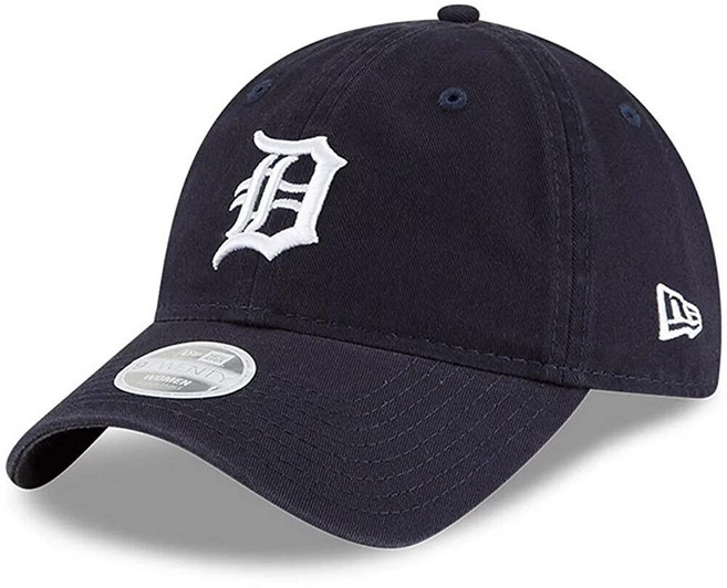 132638 New Era 여성용 MLB 코어 클래식 9TWENTY 팀 컬러 홈 조절 가능한 모자 캡 프리 사이즈 휴스턴 아스트로스 네이비. 단일 사이즈, 디트로이트 타이거스, 디트로이트 타이거스 네이비