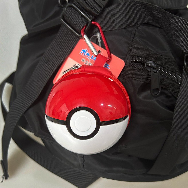 일본 정품 포켓몬스터 피카츄 몬스터볼 파우치 키링