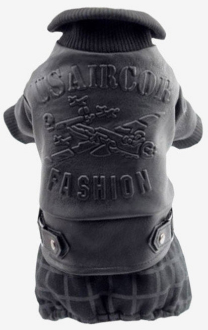 OH 반려동물 가죽자켓강아지옷 강아지평상복 강아지복 견복 평상복 반려동물평상복 반려동물옷, XL, 1개