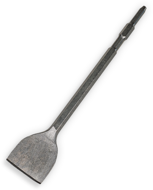 툴리버 함마 드릴 다가네 노미 와이드 치즐 비트 17 x 400 x 75mm, 1개