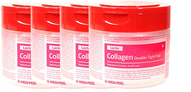 메디필 레드 락토 콜라겐 더블 타이트 패드 270ml, 70매입, 4개