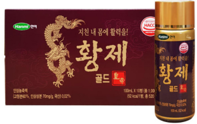 한미 황제 골드, 1개, 100ml