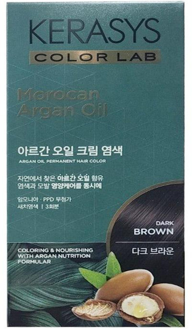 케라시스아르간오일염색(다크브라운) 120G애경산업(주), 다크브라운, 1개