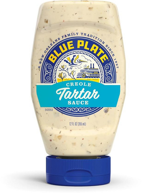 블루 플레이트 마요네즈 샌드위치 스프레드 오즈 병 8개 1팩, Creole Tartar, 12 Fl Oz (Pack of 1)