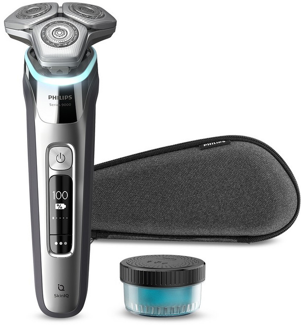 필립스 9000 시리즈 전기면도기, shaver/s9985, CLEAR SILVER