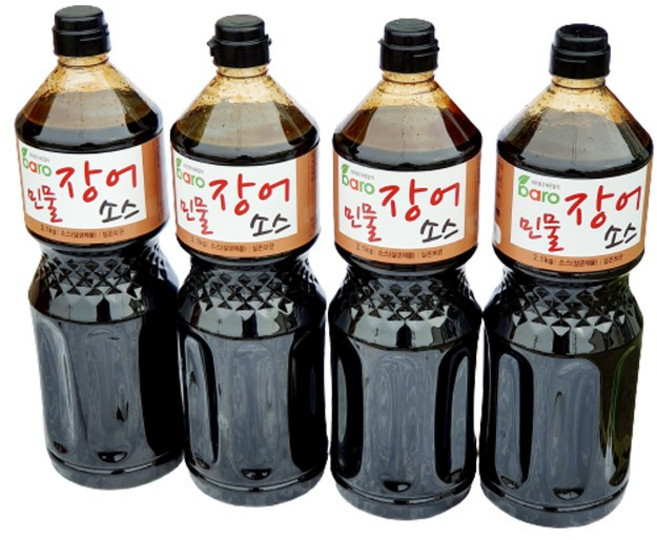 새마원 민물장어소스 2.1kg 장어 구이 양념장 소스, 4개