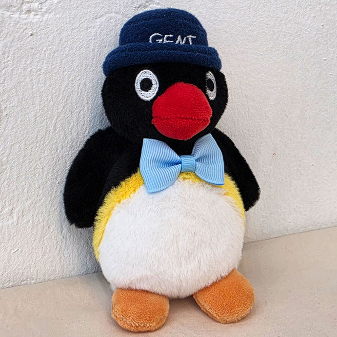 중절모 펭귄 인형 키링 16cm 가방고리 백팩 크로스백 인형 선물